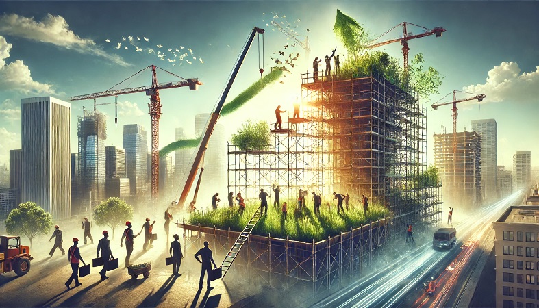 La afilición en construcción creció en Marzo un 2,3 % en la tasa interanual